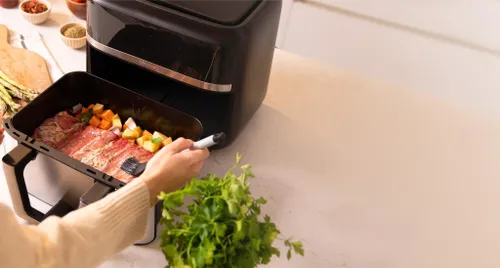 Air Fryer Frytkownica beztłuszczowa CECOTEC Cecofry Dual 9000 9l 6 automatycznych programów