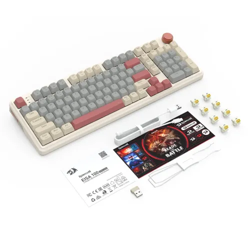 Klawiatura mechaniczna Redragon EISA 100 K768WGR-WL