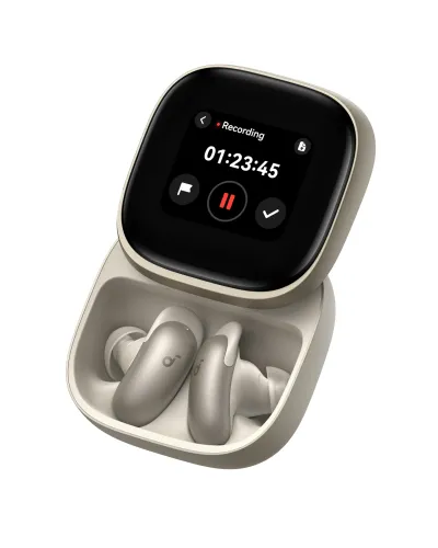 Słuchawki bezprzewodowe Soundcore Liberty 5 Pro Max ANC Dyktafon AI, Thus AI Bluetooth 6.1 Tytanowy