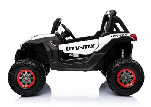 Auto Na Akumulator Dla 2 Dzieci Jeep Xmx603 Mp4 Buggy 4X4 Pilot Skóra Eva LED