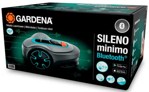 Robot koszący GARDENA Sileno Minimo 500 sterowanie Bluetooth