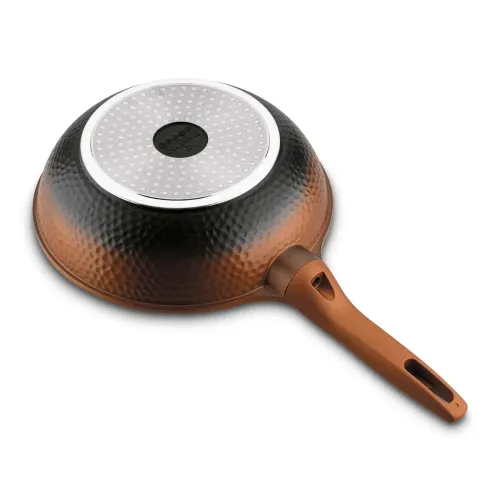 Patelnia WOK na indukcję Starke Pro Texture Copper 28 x 8 cm