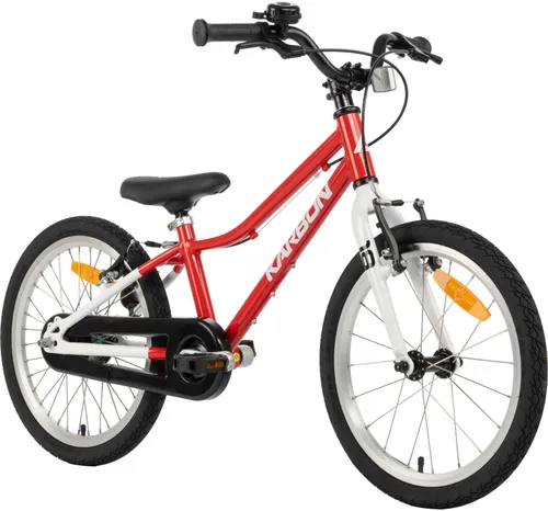 Rower dziecięcy KARBON Superlight Automatic 18 cali dla chłopca Czerwony