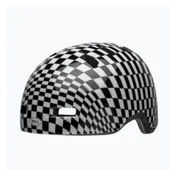 Kask rowerowy dziecięcy Bell Lil Ripper Jr checker gloss black/white