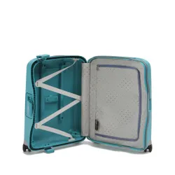 Маленький жесткий чемодан Samsonite S'Cure 49539-1012-1beu Aqua Blue