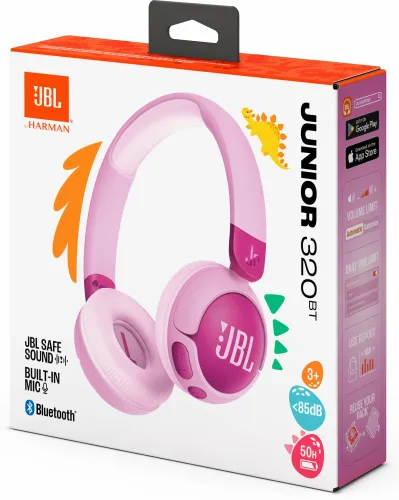 Słuchawki nauszne JBL JR 320 BT Fioletowy