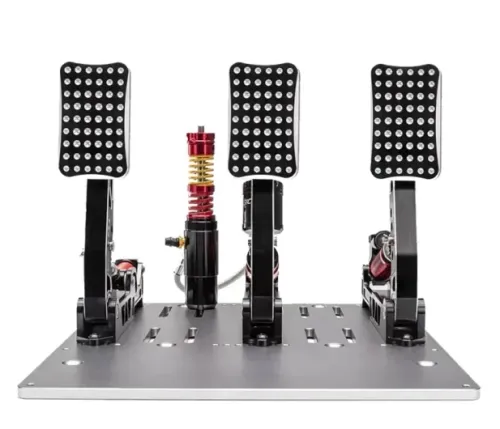 Pedały Simagic P2000-S100R Crimson Edition Hydrauliczne 100kg Load Cell