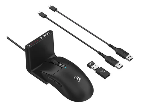 Myszka gamingowa A4Tech Bloody R72 bezprzewodowa 26000 dpi optyczna czarna
