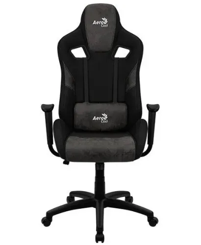 Fotel Aerocool COUNT AeroSuede Gamingowy do 150kg Skóra ECO Tkanina Iron Black