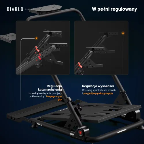 Stojak DIABLO CHAIRS X-Drive Mini Czarny