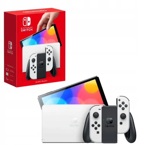 Игровая консоль Nintendo Switch OLED-модель - (белый)