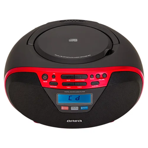 Radioodtwarzacz Aiwa Boombox BBTU-400RD Bluetooth Czerwpny