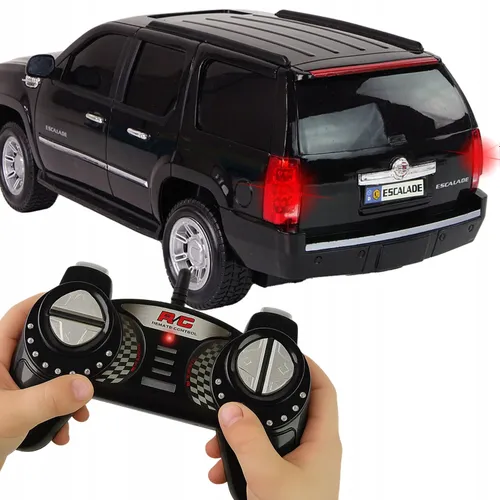Samochód zdalnie sterowany Cadillac Escalade RC 2 4GHz ze światłami LED skala 1:16