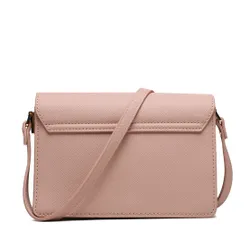 Liu Jo Ecs s Crossbody sac AF3387 E0087 piersic moale 51516