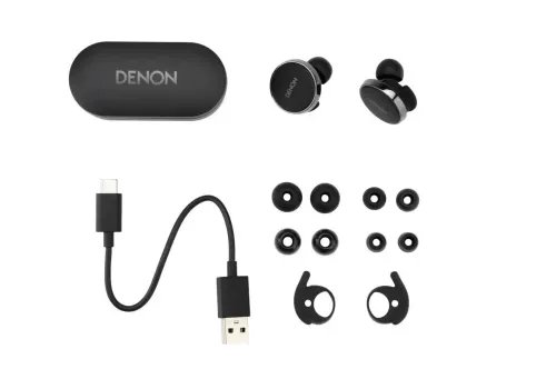 Słuchawki bezprzewodowe Denon PerL PRO Dokanałowe Bluetooth 5.3 Czarny