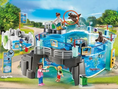 Playmobil Family Fun 70537 Мега набор с фигурками - Океанариум