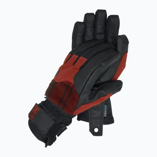 Rękawice narciarskie męskie ZIENER Gonno Aquashield woody brown