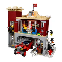 Конструктор Lego 10263 Creator Expert -  Пожарная часть в зимней деревне