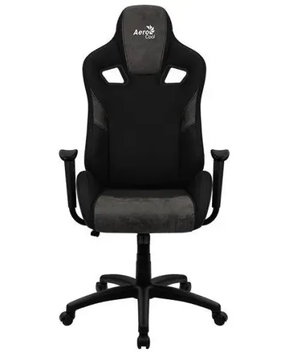 Fotel Aerocool COUNT AeroSuede Gamingowy do 150kg Skóra ECO Tkanina Iron Black