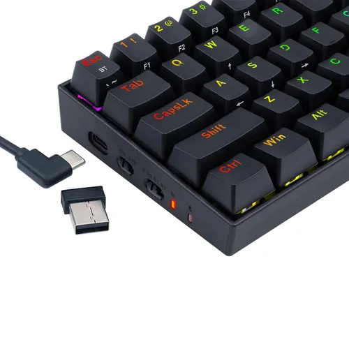 Klawiatura mechaniczna Redragon Draconic PRO K530 RGB - Brown Switch - czarny