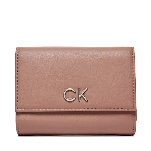 Большой женский кошелек Calvin Klein Re-Lock Trifold Md K60k608994 Ash Rose VB8