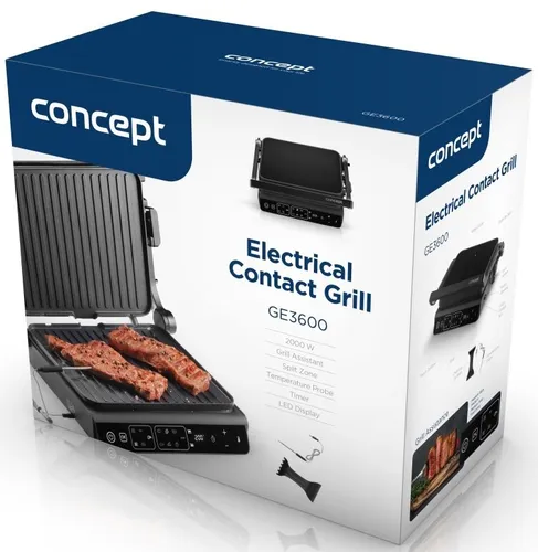 Grill elektryczny CONCEPT GE3600 Czarny