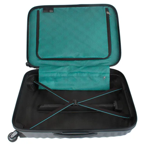 Walizka kabinowa Samsonite Lite-Shock - metallic green