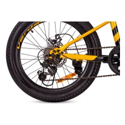 Rower dziecięcy SUN BABY Verdant Calix 20 dla chłopca Czarno-złoty
