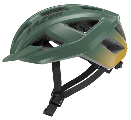 Kask rowerowy LAZER Cerro KinetiCore Żółto-zielony MTB (rozmiar L)