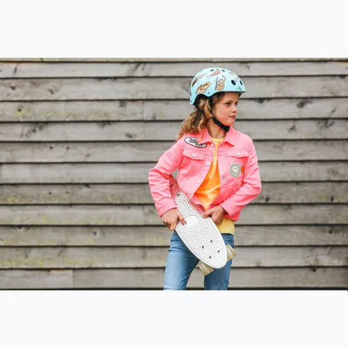 Kask rowerowy dziecięcy Hornit Sloth blue/brown