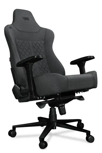 Fotel YUMISU 2052 Ciemnoszaro-czarny