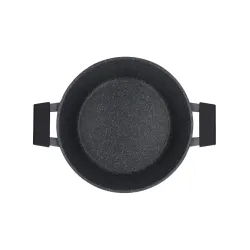 ZWIEGER Black Stone 5,5 l - garnek aluminiowy z pokrywką