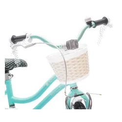 Rower dziecięcy SUN BABY Heart Bike 14 cali dla dziewczynki Miętowy