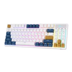 Klawiatura ROYAL KLUDGE RK89 RGB Lemon Switch Biały