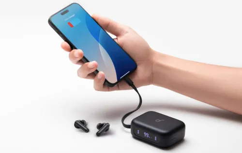 Słuchawki dokanałowe SOUNDCORE P41I ANC Czarny