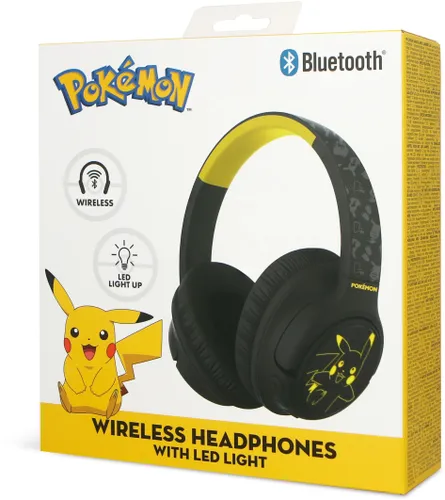 Słuchawki nauszne OTL Pokemon Pikachu Czarny