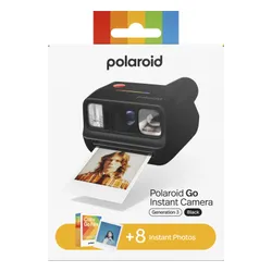 Aparat natychmiastowy POLAROID Go Gen 3 Czarny + kolorowe wkłady (8 szt.)