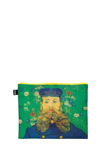 Trzy kosmetyczki z recyklingu Loqi Vincent van Gogh - Portrait of Joseph Roulin / Portrait of Madame Roulin / The Sower