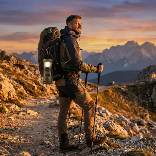 Radioodbiornik Hawk Expedition R30 Na korbkę, Solarne, Latarka, Radio FM Zielony