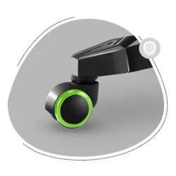 Fotel HUZARO Ranger 6.0 Pixel Mesh Czarno-zielony
