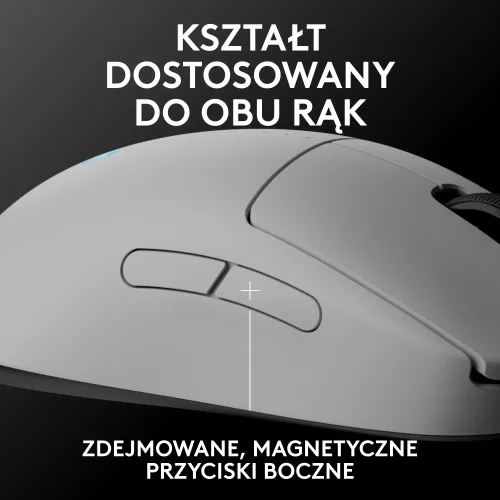 Myszka gamingowa Logitech G Pro 2 Lightspeed Biały