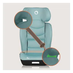 Fotelik samochodowy LIONELO Neal i-Size 100-150 cm (15-36 kg) Turkusowy