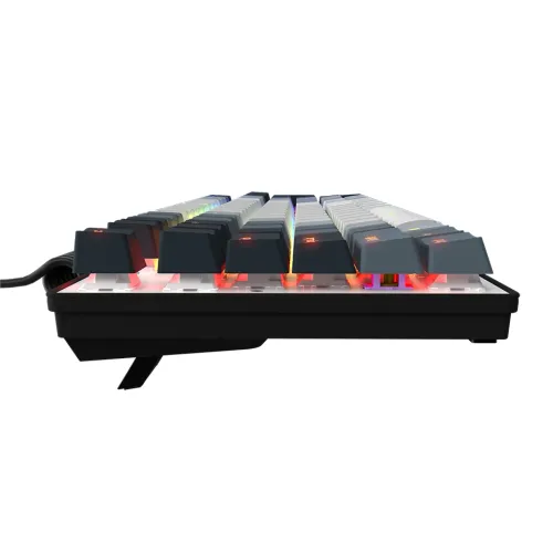 Klawiatura mechaniczna Lorgar Azar 514 RGB Biało-czarny