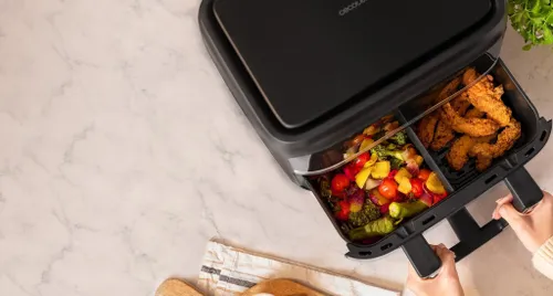Air Fryer Frytkownica beztłuszczowa CECOTEC Cecofry Dual 9000 9l 6 automatycznych programów