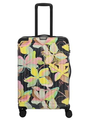 Чемодан Travelite Cruise Trolley M Print - yellow orchid