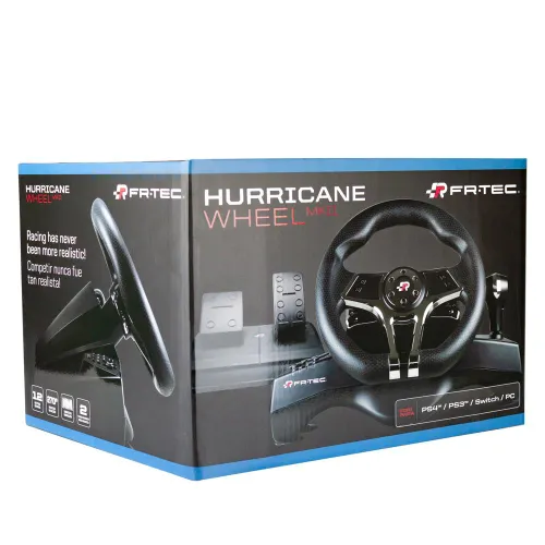 Руль FR-TEC Hurricane MKII FT7004 с педалями для PC, PS4, PS3, Nintendo Switch