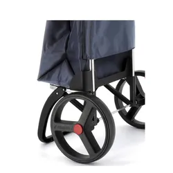 Coș De Cumpărături 2 Large Wheels Folding Rolser I-Max Tweed-Grey