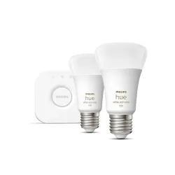 Żarówka LED Philips Hue White and Colour Ambiance E27 2 szt. + mostek