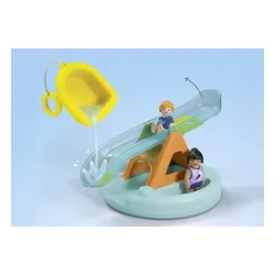 Playmobil Junior Aqua 71 687 Плавучий остров с горкой набор фигурок