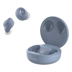 Słuchawki bezprzewodowe Motorola Vervebuds 250 True Wireless Dokanałowe Bluetooth 5.0 Niebieski
